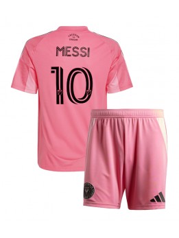 Inter Miami Lionel Messi #10 Dječji Domaci Dres kompleti 2025-26 Kratak Rukavima (+ kratke hlače)